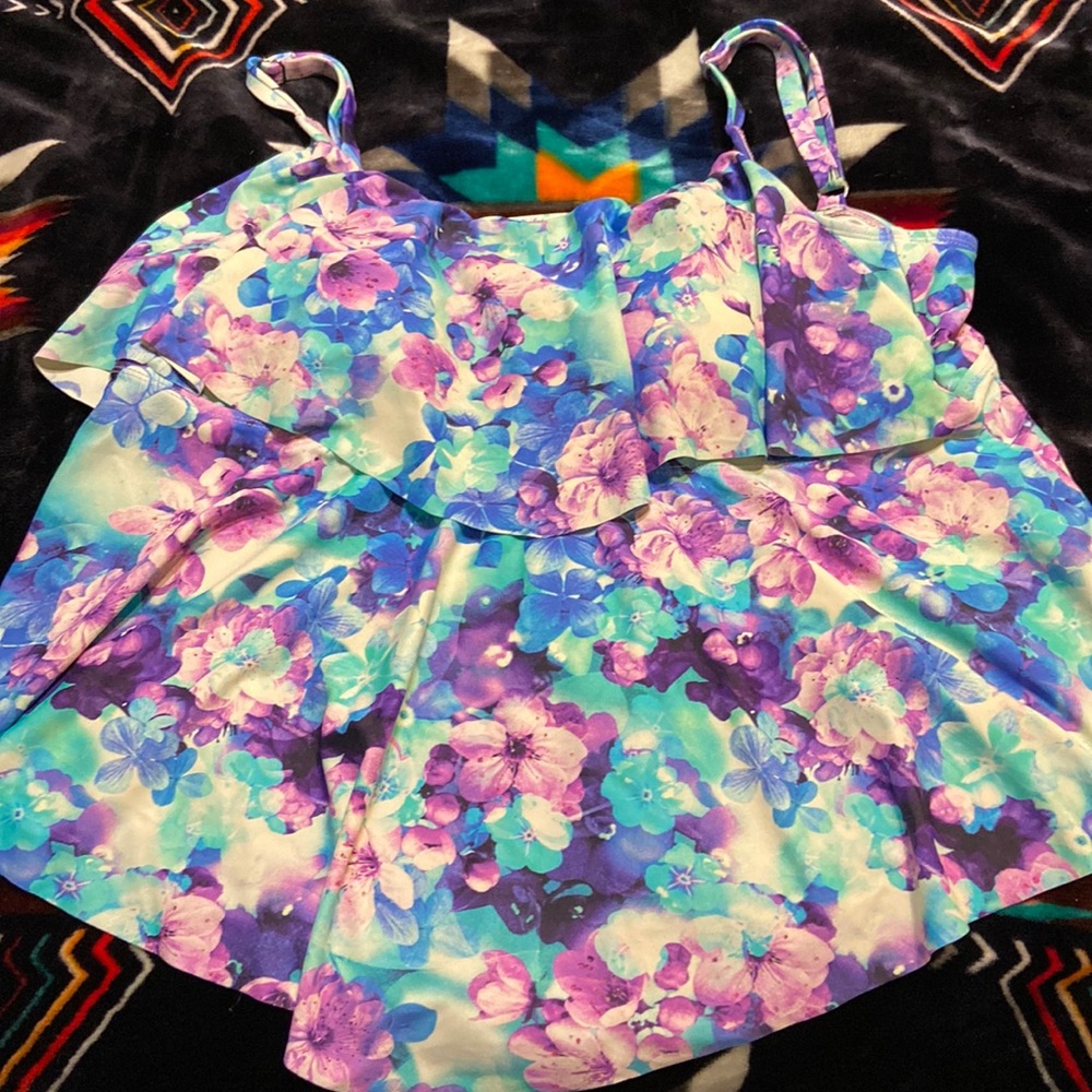 Tankini swim top, Azul, 20W